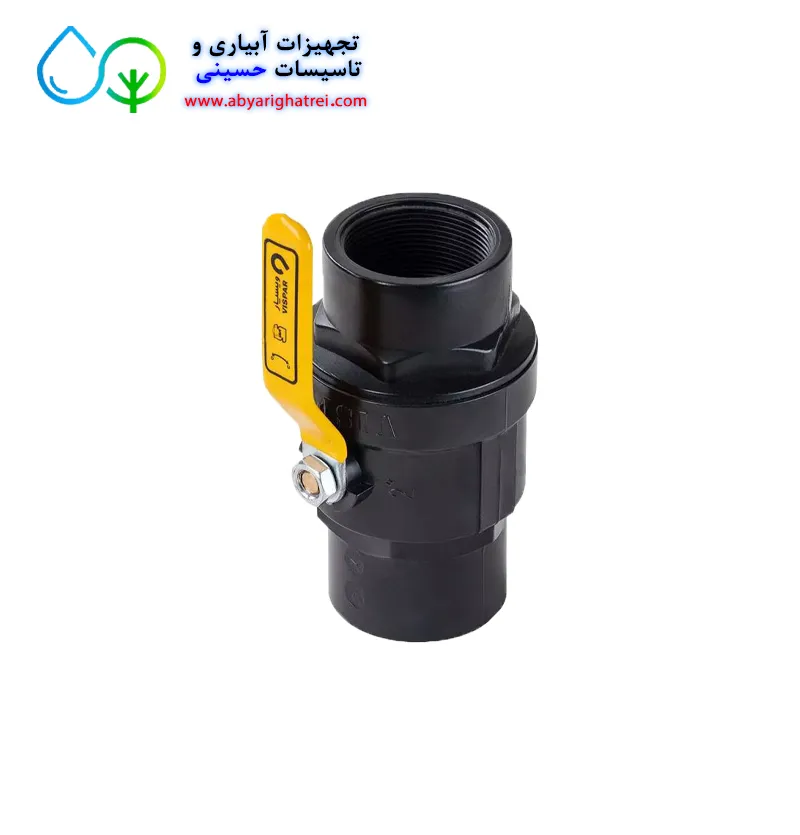 شیر توپی تک ضرب دسته فلزی