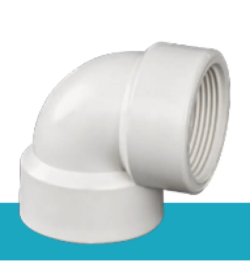 زانو ماده رزوه ای UPVC ویسپار