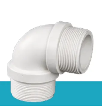 {زانو نر رزوه ای UPVC ویسپار