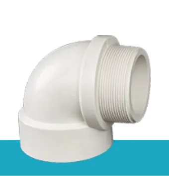 {چپقی رزوه ای UPVC ویسپار
