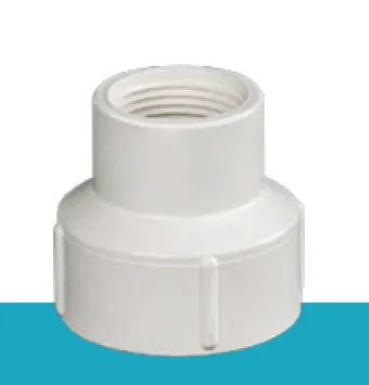 {تبدیل گلدانی رزوه ای UPVC ویسپار