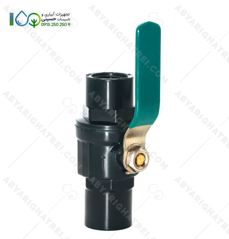 شیر توپی دسته فلز