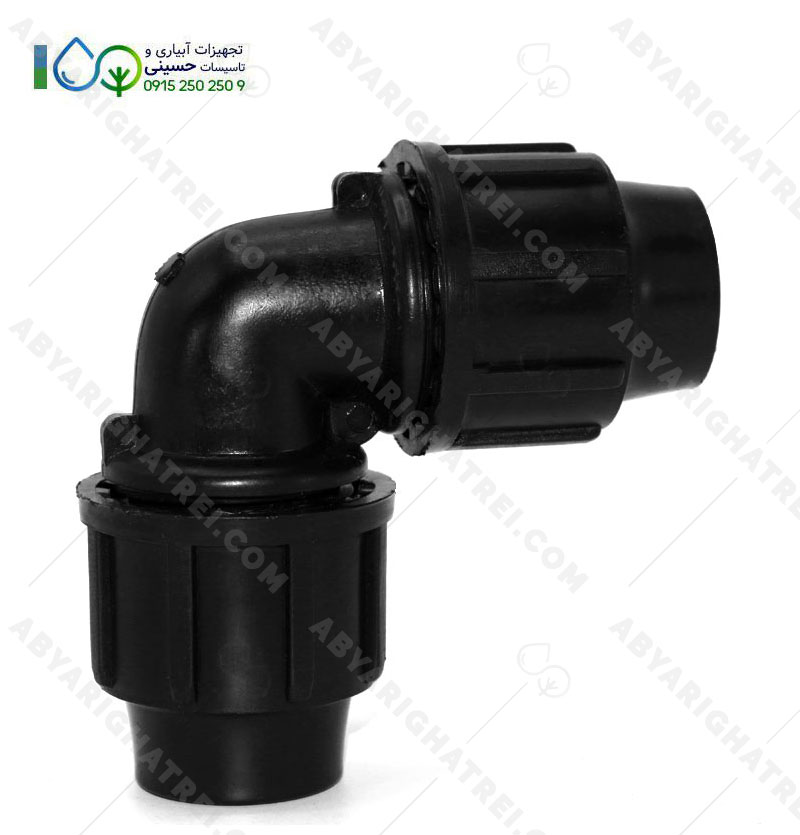 اتصالات پلی اتیلن پیچی زانو مساوی