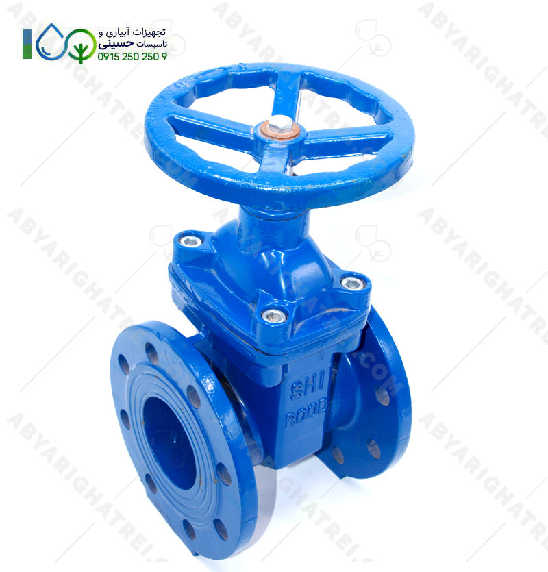 شیرآلات کشویی زبانه لاستیکی چدن